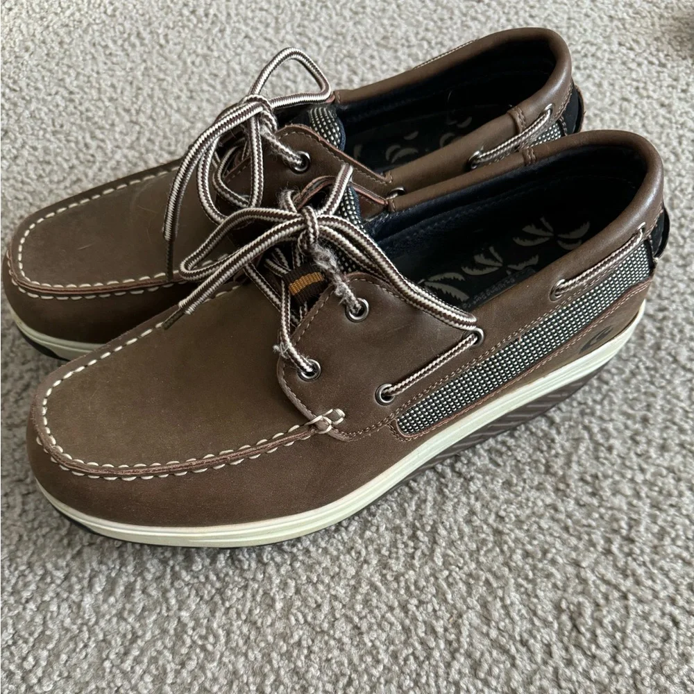 Island surf company boat shoes